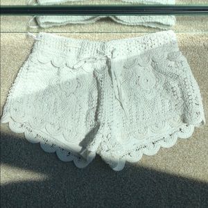 Surf Gypsy Crocheted Shorts